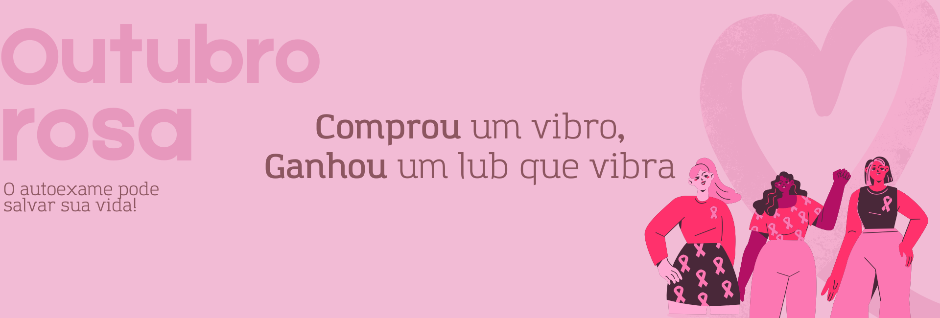 Outubro rosa brinde cosmetico