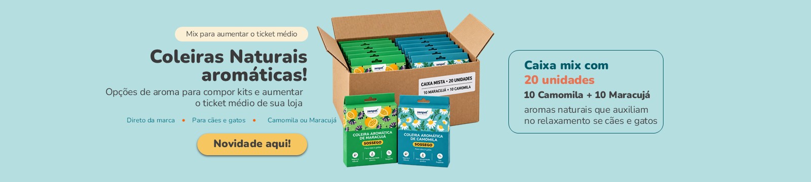 Coleiras Aromáticas