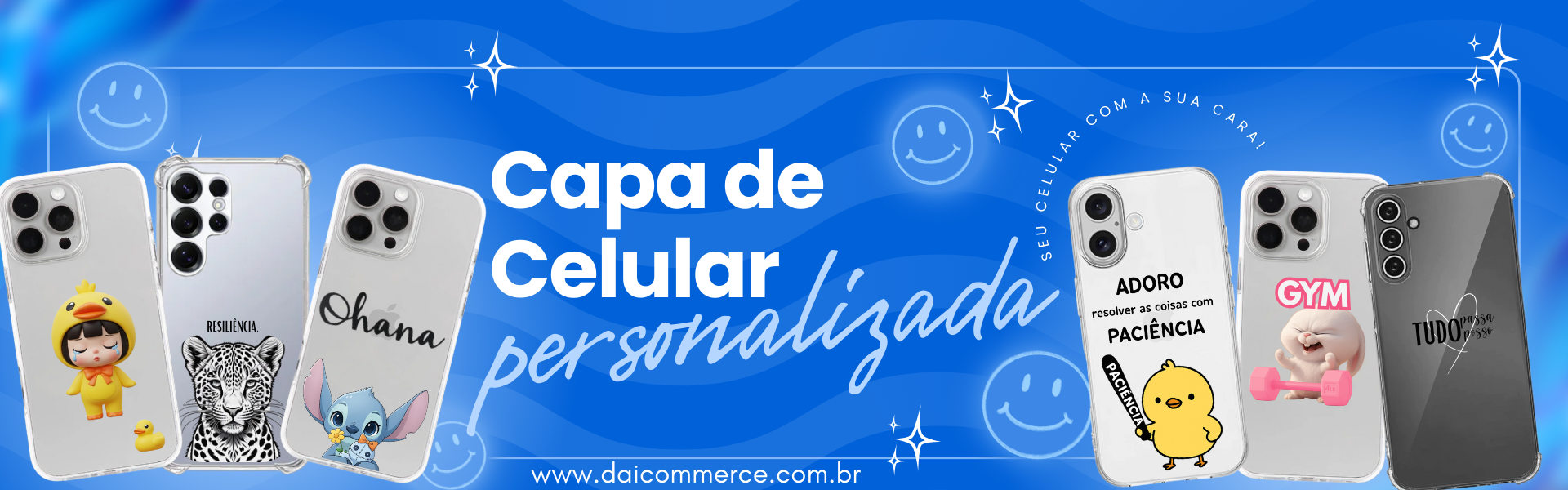 Capa de celular personalizada