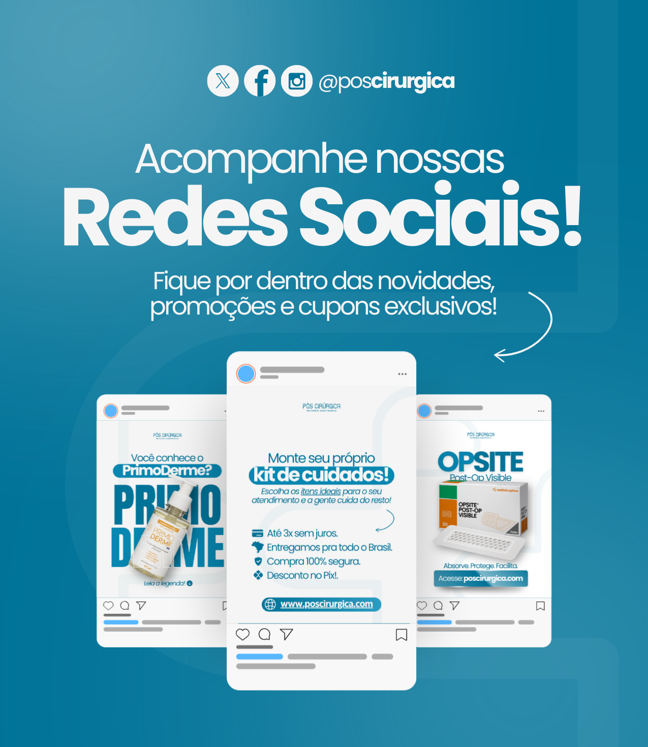 [Mobile] Banner Redes Sociais