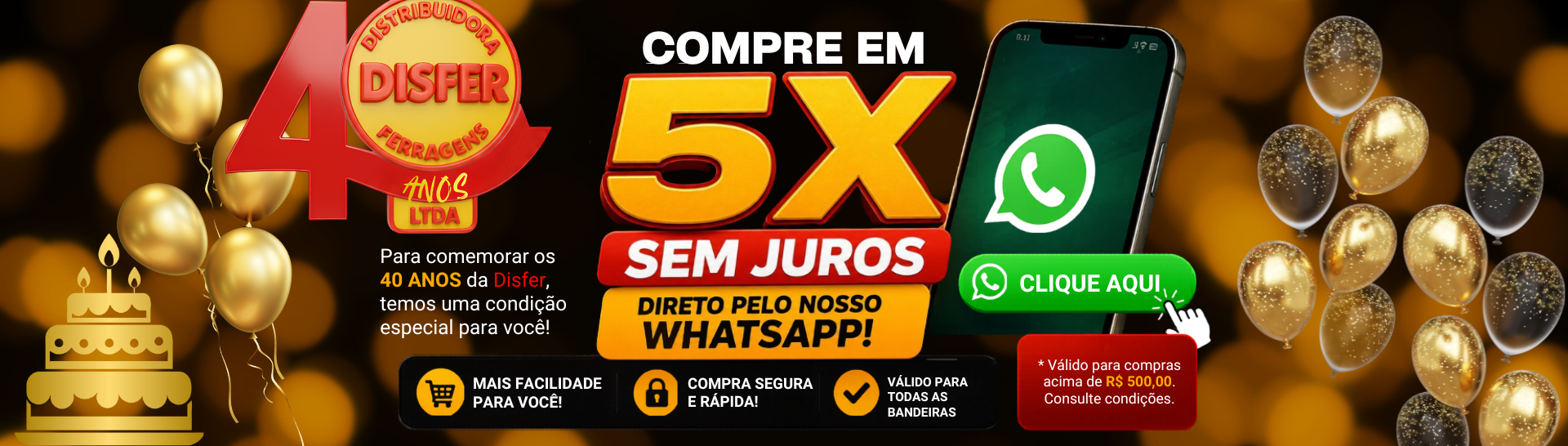 5x 40 anos
