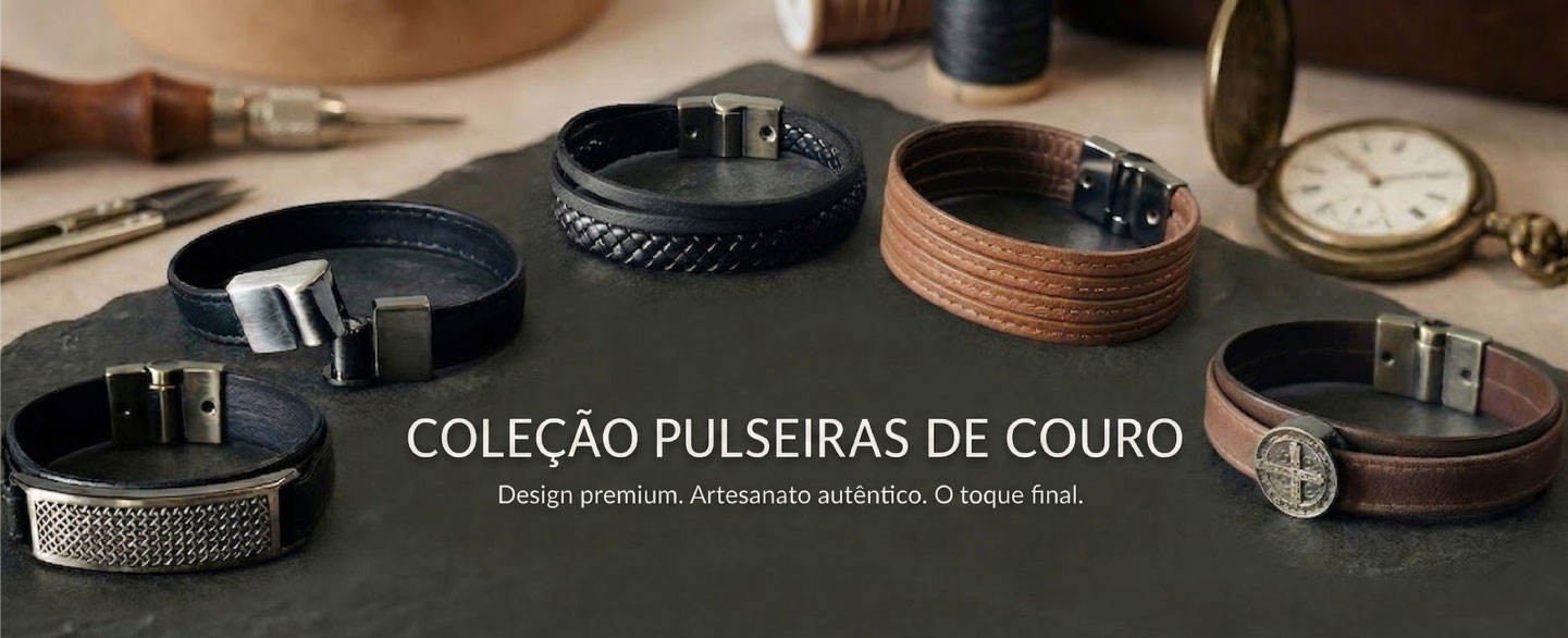 Pulseiras de Couro