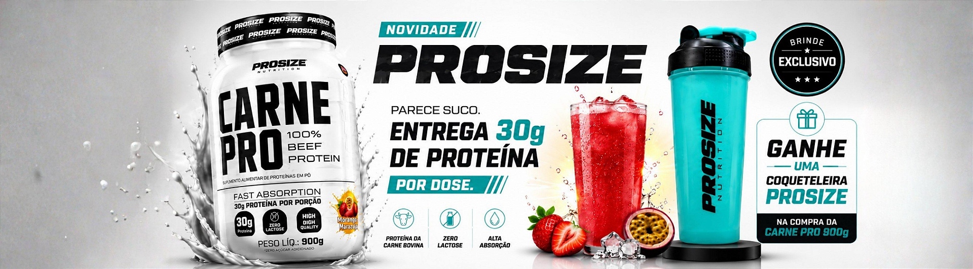 Novidade CARNE PRO BRINDE UMA COQUETELEIRA