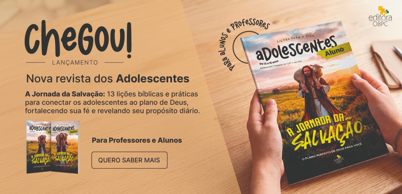 A JORNADA DA SALVAÇÃO - ADOLESCENTE ALUNO