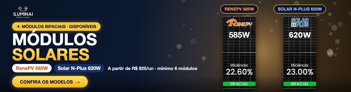 Módulos RenePV e Solar N-Plus