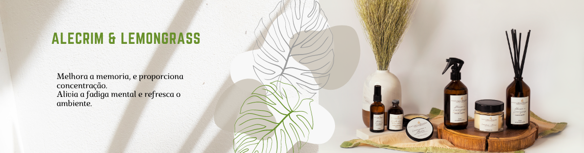 Alecrim com lemongras