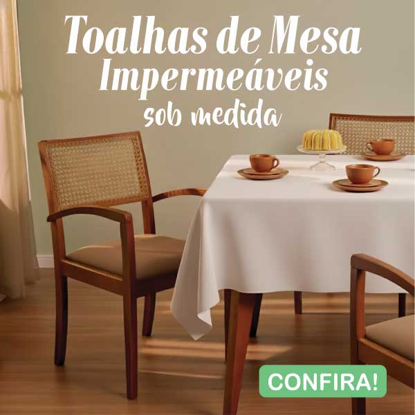 Banner Promoção Toalha de Mesa e Caminhos de Mesa mobile