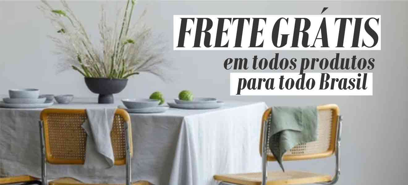 Banner Promoção Toalhas de Mesa Frete Grátis