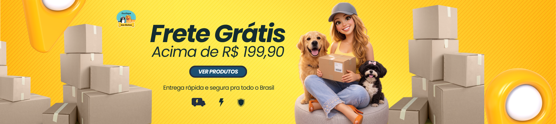 Banner frete grátis