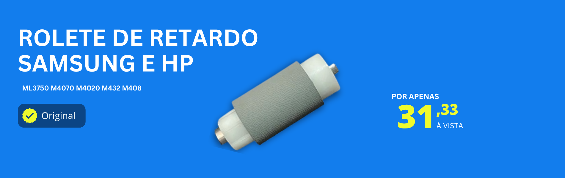 Rolete de Retardo Samsung/HP ML3750 M4070 M4020 M432 M408 Original