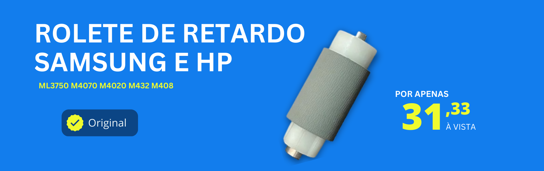 Rolete de Retardo Samsung/HP ML3750 M4070 M4020 M432 M408 Original