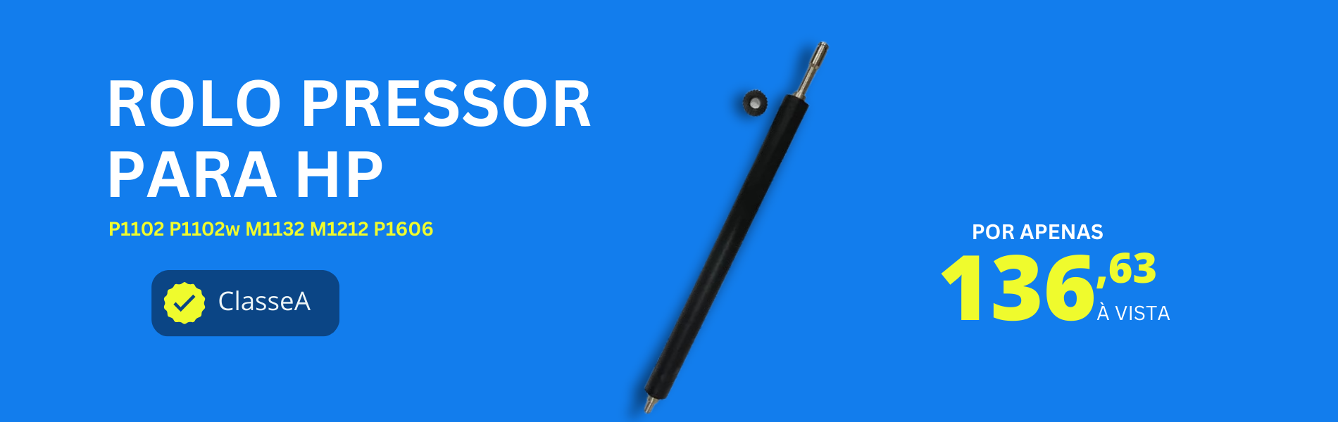 Rolo Pressor para HP P1102 P1102w M1132 M1212 P1606 ClasseA