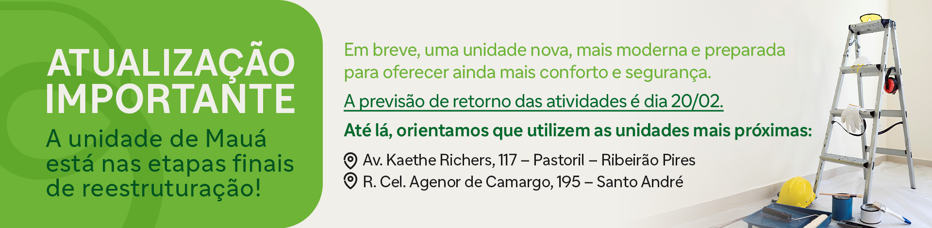 Unidade Mauá: Atualização