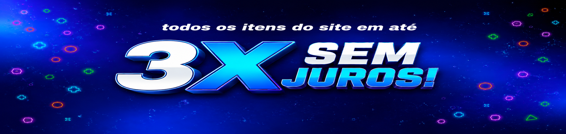 3X sem Juros