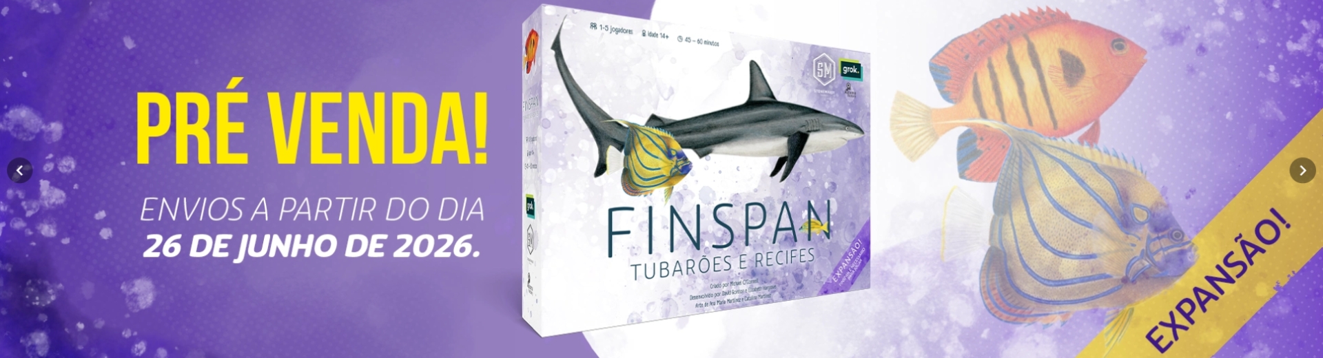 Finspan Tubarões e Recifes