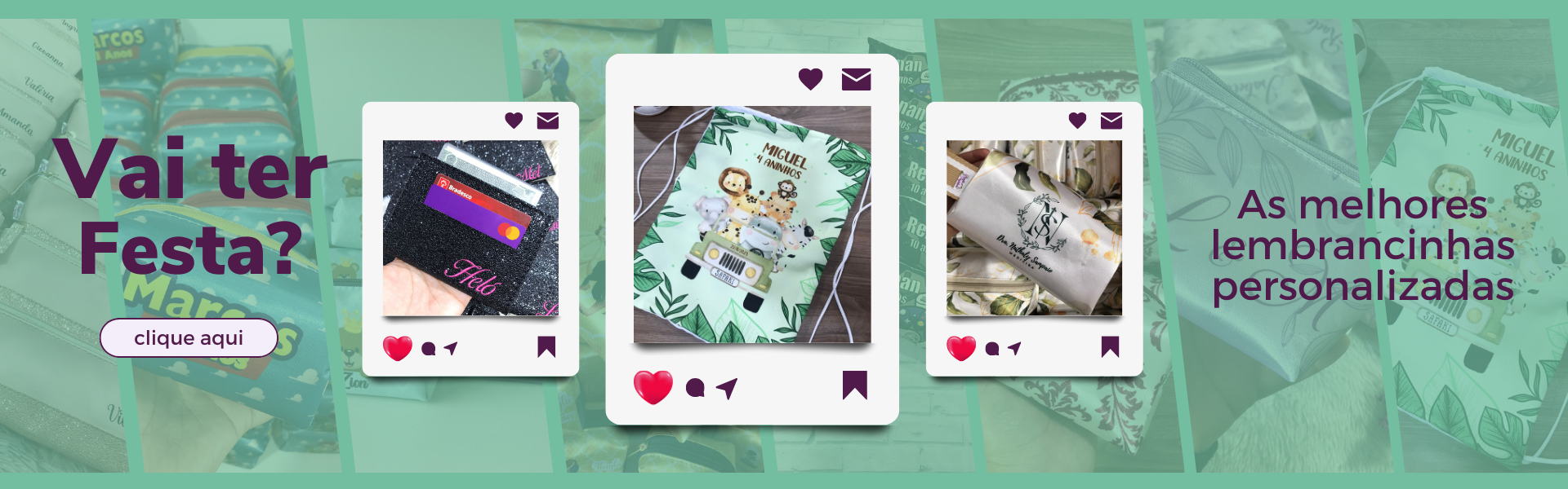 Banner Lembrancinhas