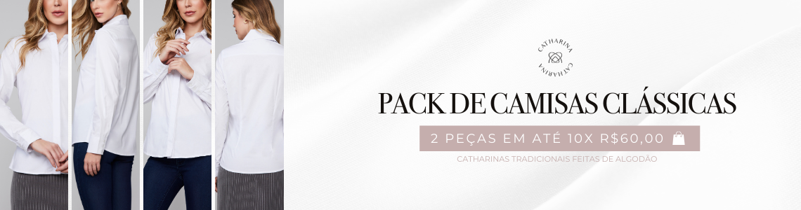 Pack camisas brancas