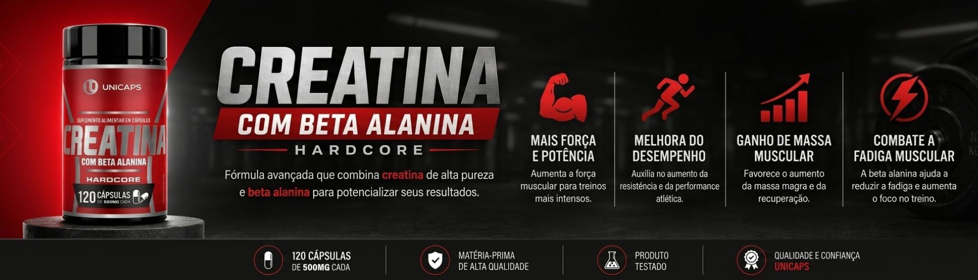 Creatina com Beta Alanina
