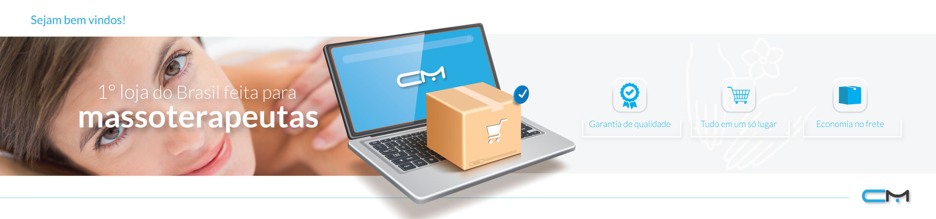 Capa Casa do Massoterapeuta boas vindas