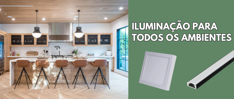 Iluminação para todos os ambientes