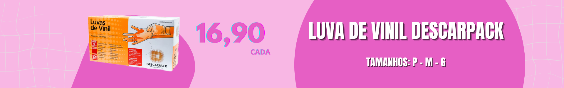 PROMOÇÃO LUVA DE VINIL