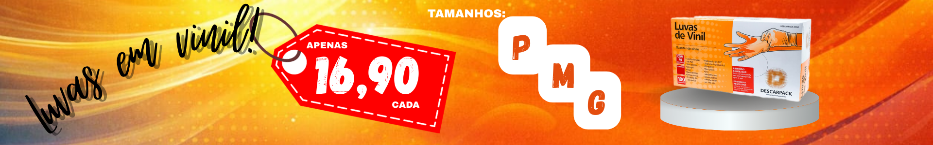 PROMOÇÃO LUVA DE VINIL