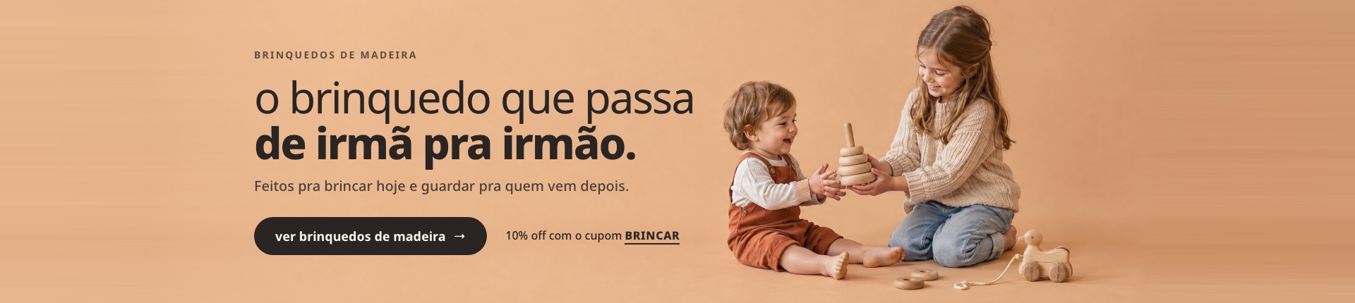 Brinquedos de madeira