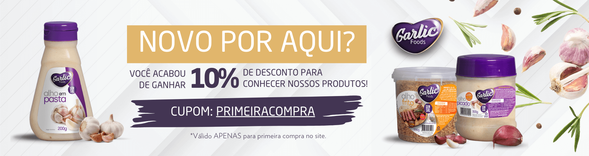 Cupom Primeira Compra