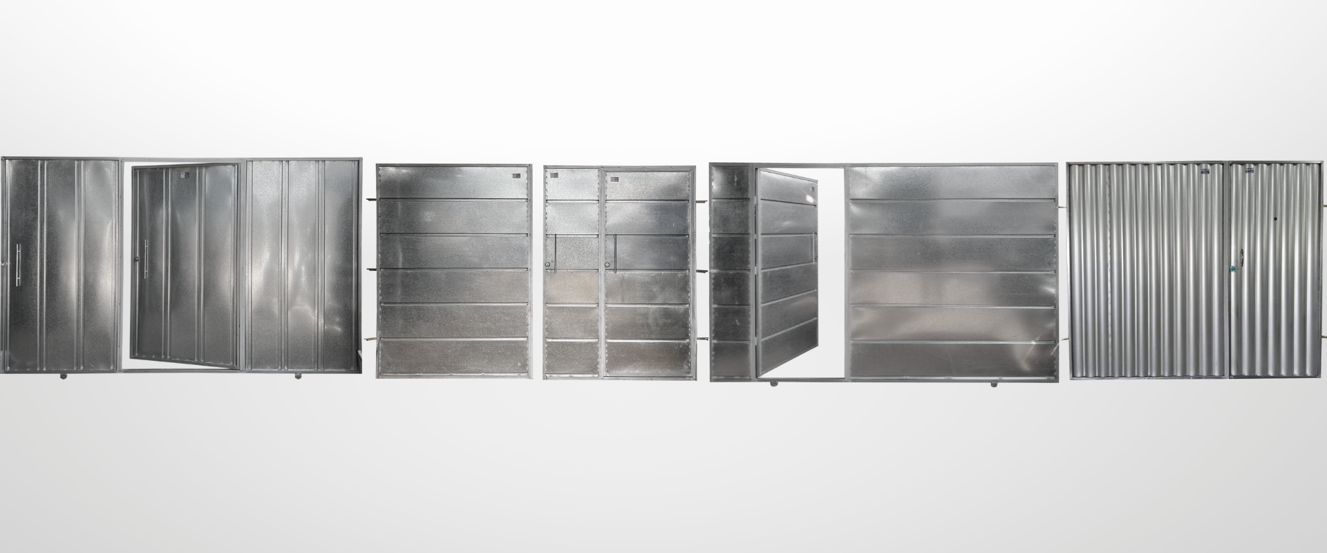 Portões de Aço GALVANIZADO