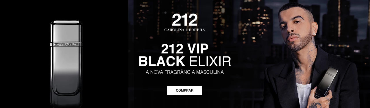 Lançamento 212 Vip Black Elixir
