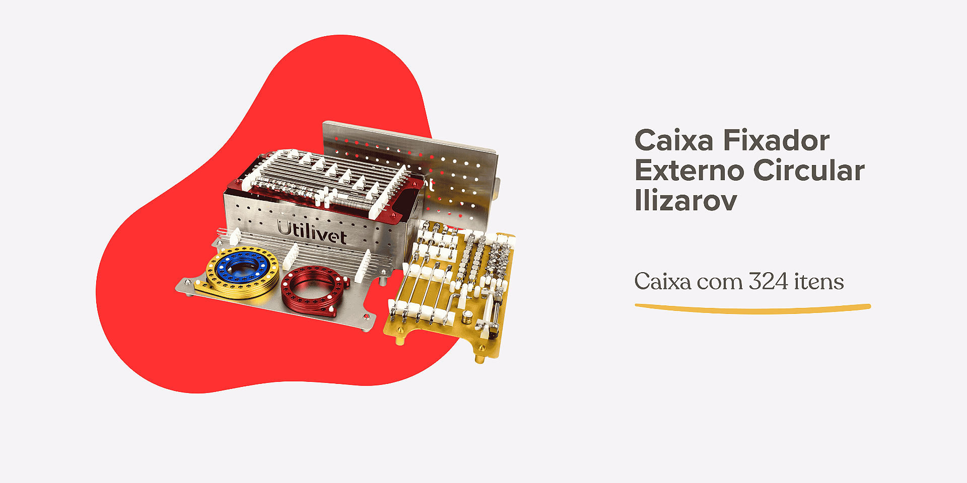 Caixa Fixador Externo Circular - Ilizarov