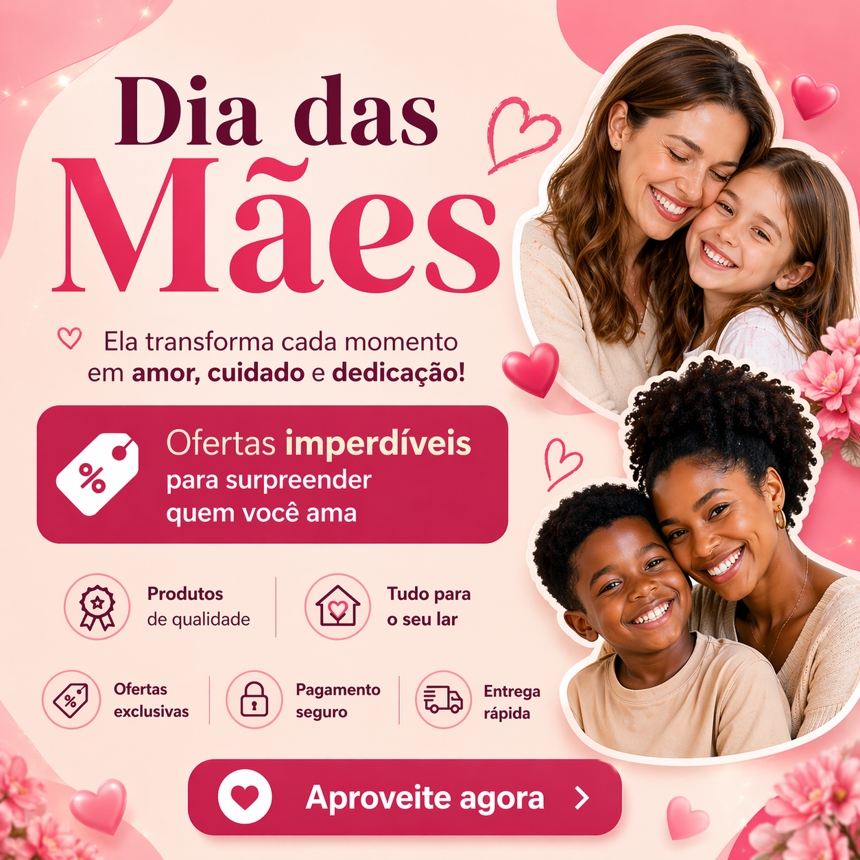 Banner dia das maes mobile