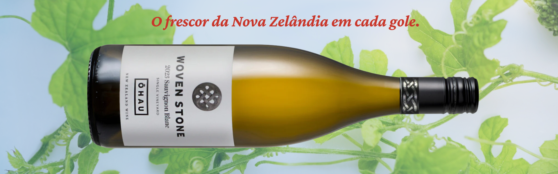 Frescor da Nova Zelândia em cada gole