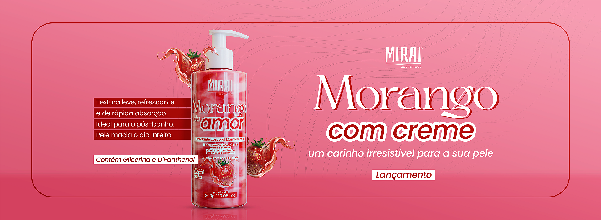 morango com creme