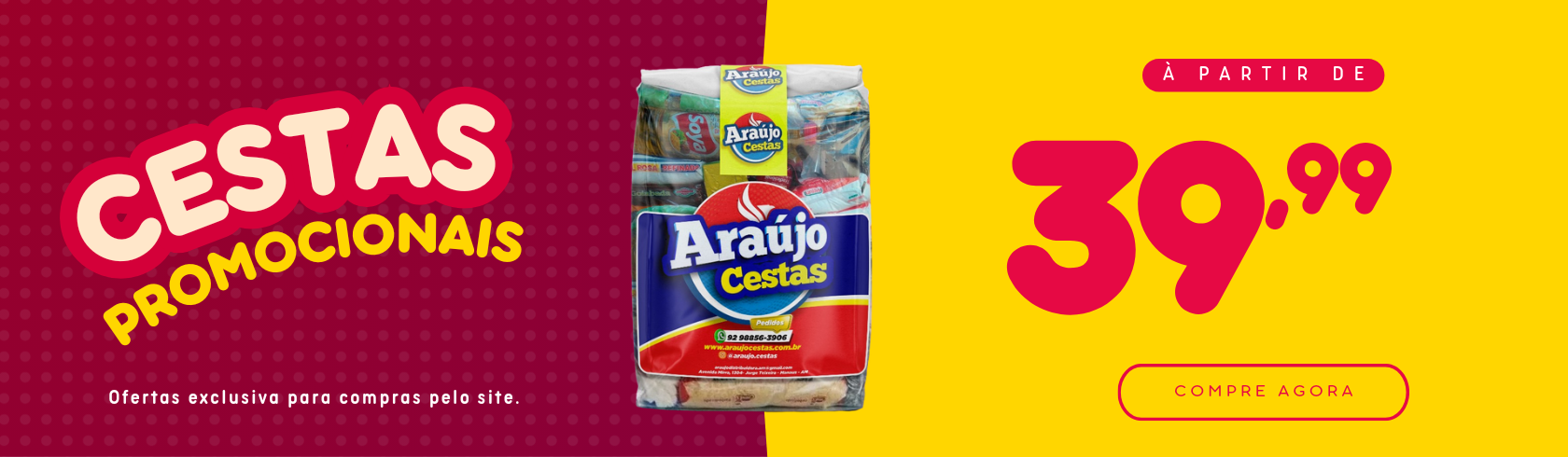 Cestas promocionais