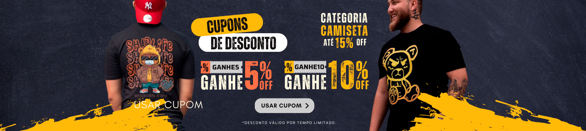 Cupom Março 5 & 10%