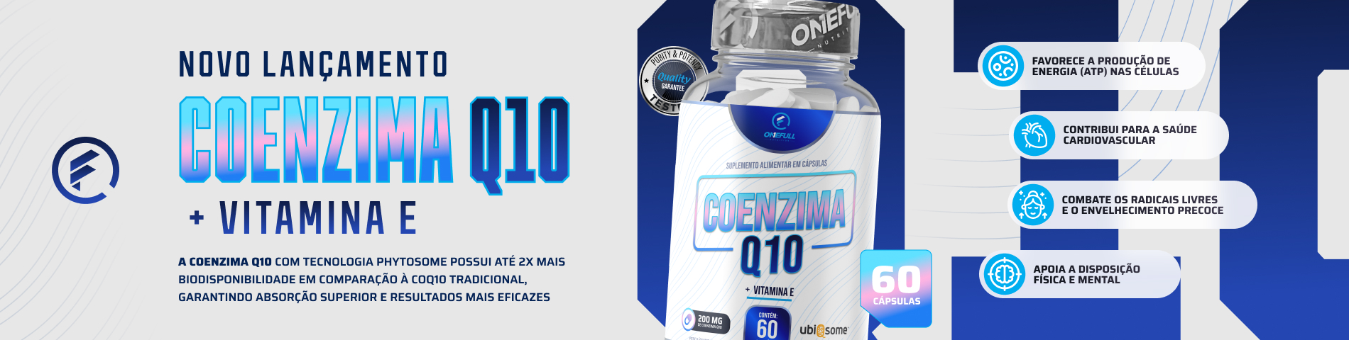 Coenzima Q-10 200mg - OneFull®