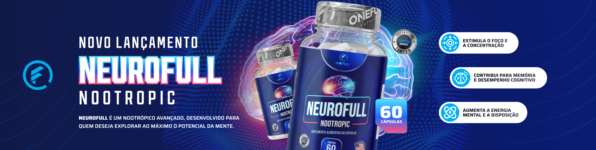 NeuroFull Nootropic 60tbs - OneFull®