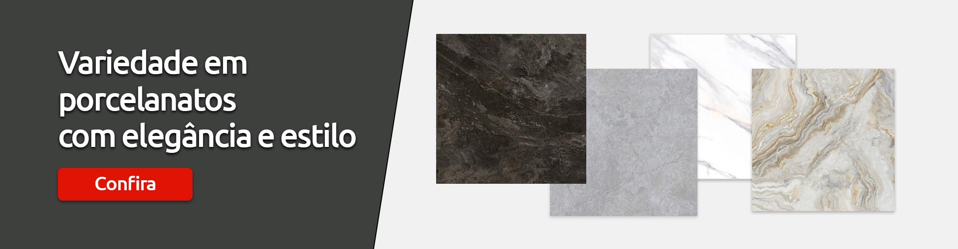 Variedade em porcelanato