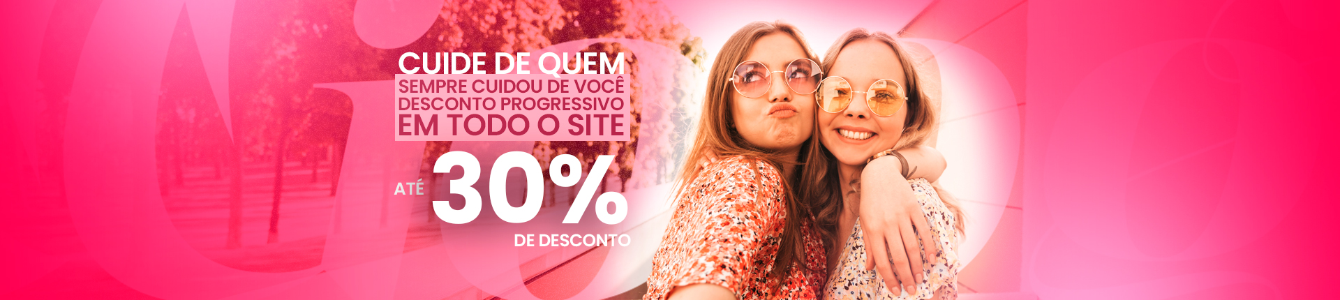 Full Banner Desconto progressivo (mês das mães)