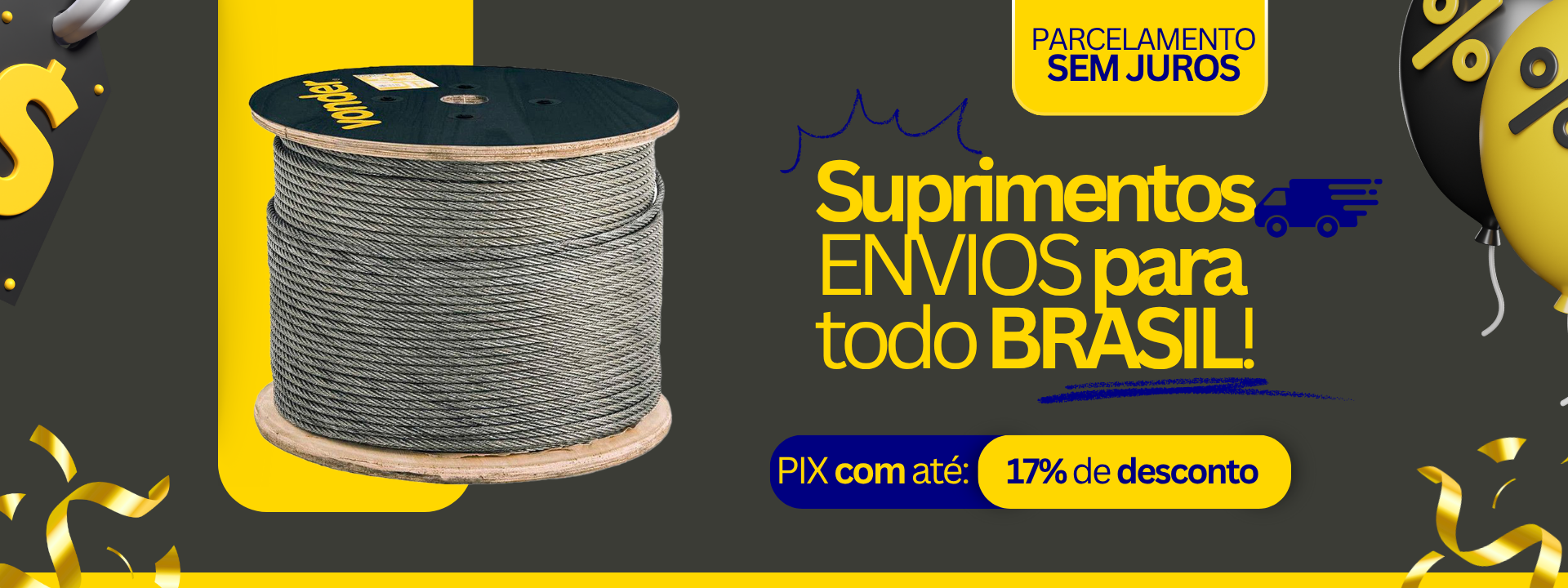 BANNER CABO DE AÇO