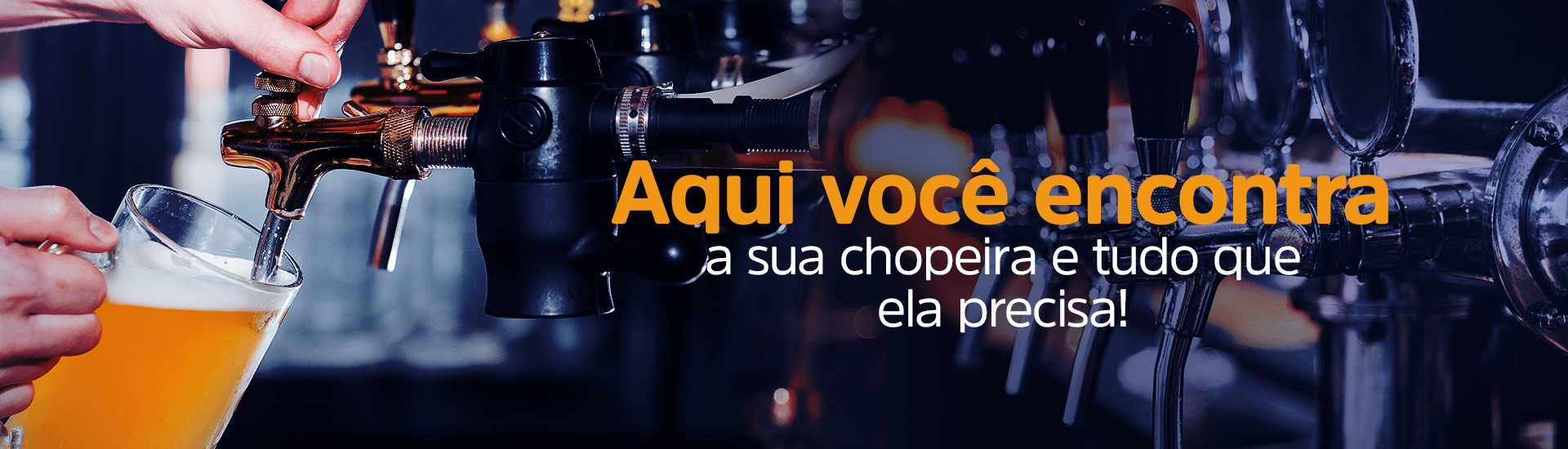 Aqui você encontraa sua chopeira e tudo que ela precisa!