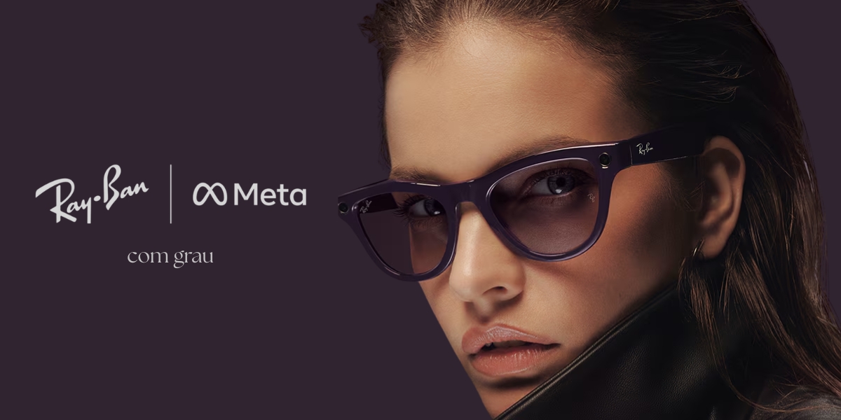 Ray Ban Meta com grau