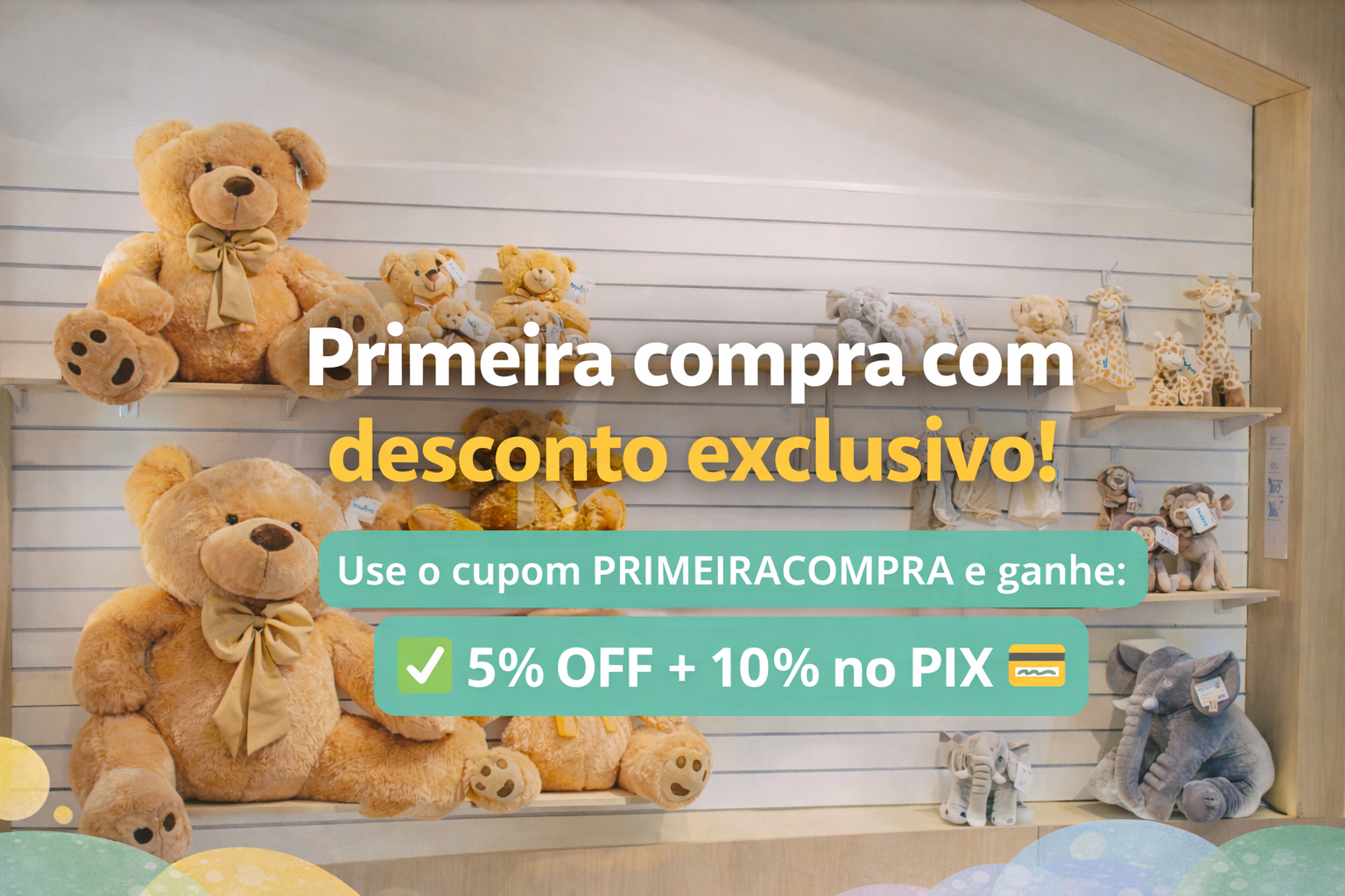 Cupom primeira compra