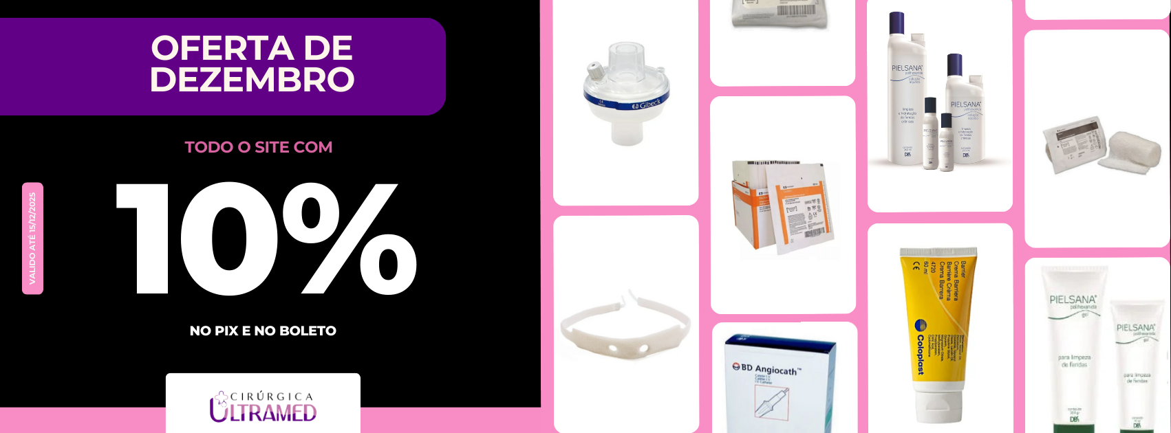 Desconto 10% Pix e Boleto | Ultramed