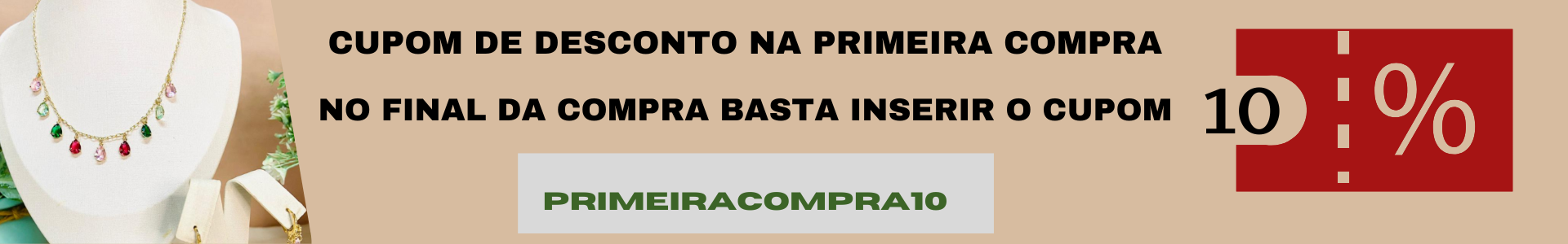 Primeira compra 10%