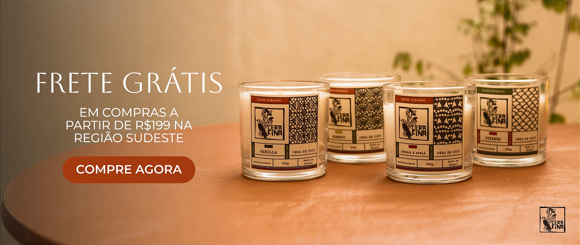 Velas aromaticas frete grátis