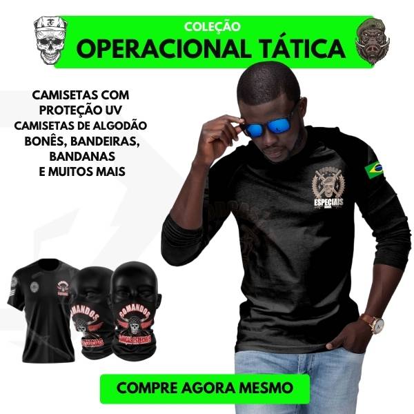 Camisetas operacionais mobile