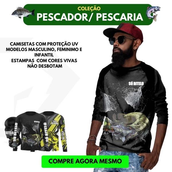 Camisetas Pescaria mobile