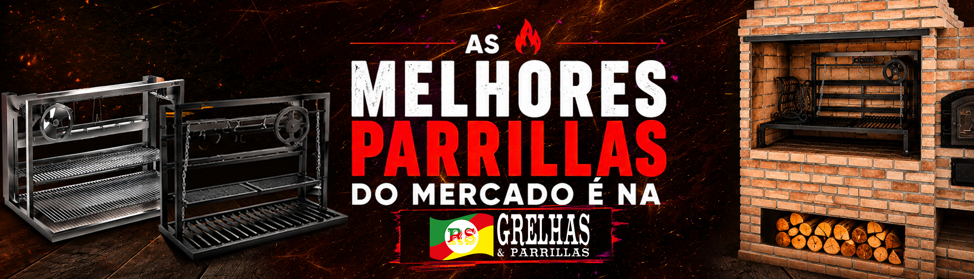 As melhores parrillas do mercado é na RS Parrillas!